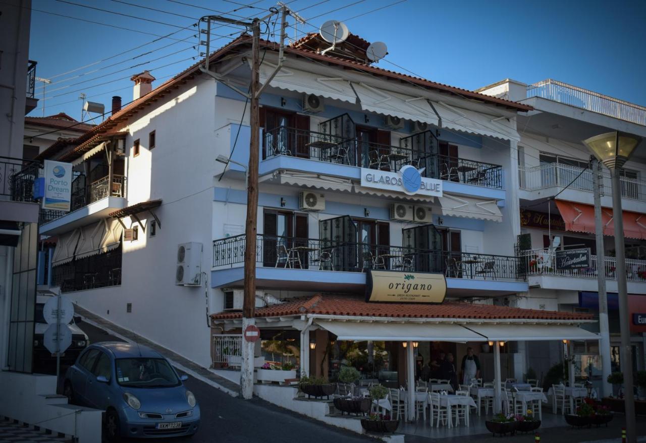 Glaros Blue Hotel Neos Marmaras Bagian luar foto