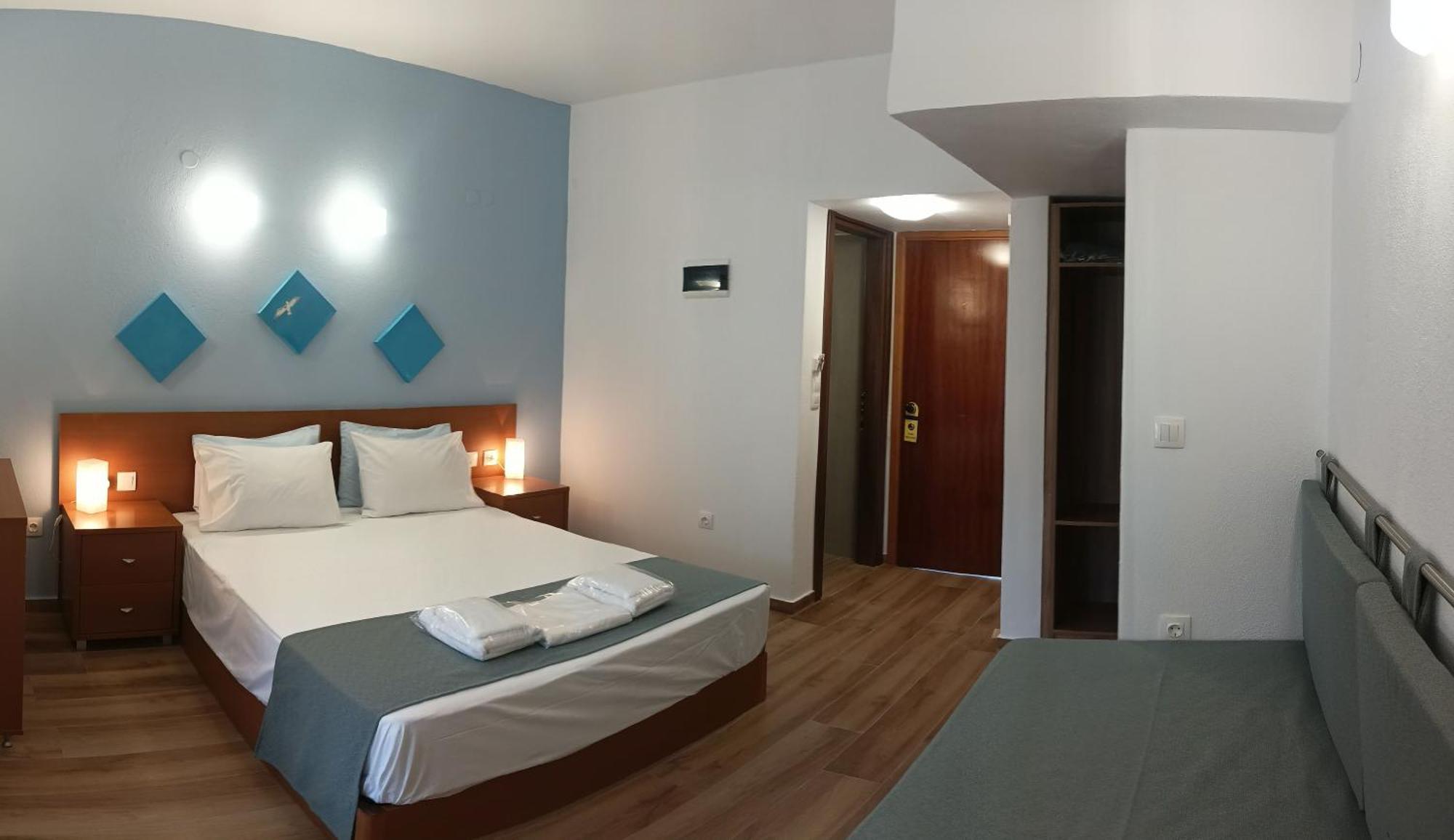Glaros Blue Hotel Neos Marmaras Bagian luar foto